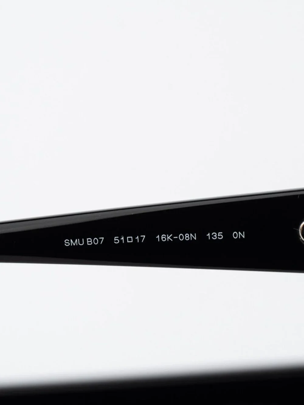 Miu Miu Women Eyeglasses Black Rectangle MUB07S 16K08N NEW AUTHENTIC